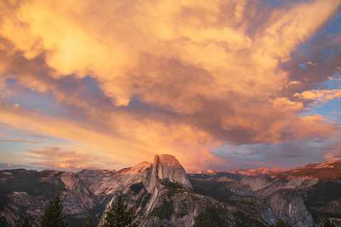 Yosemite sunset hike